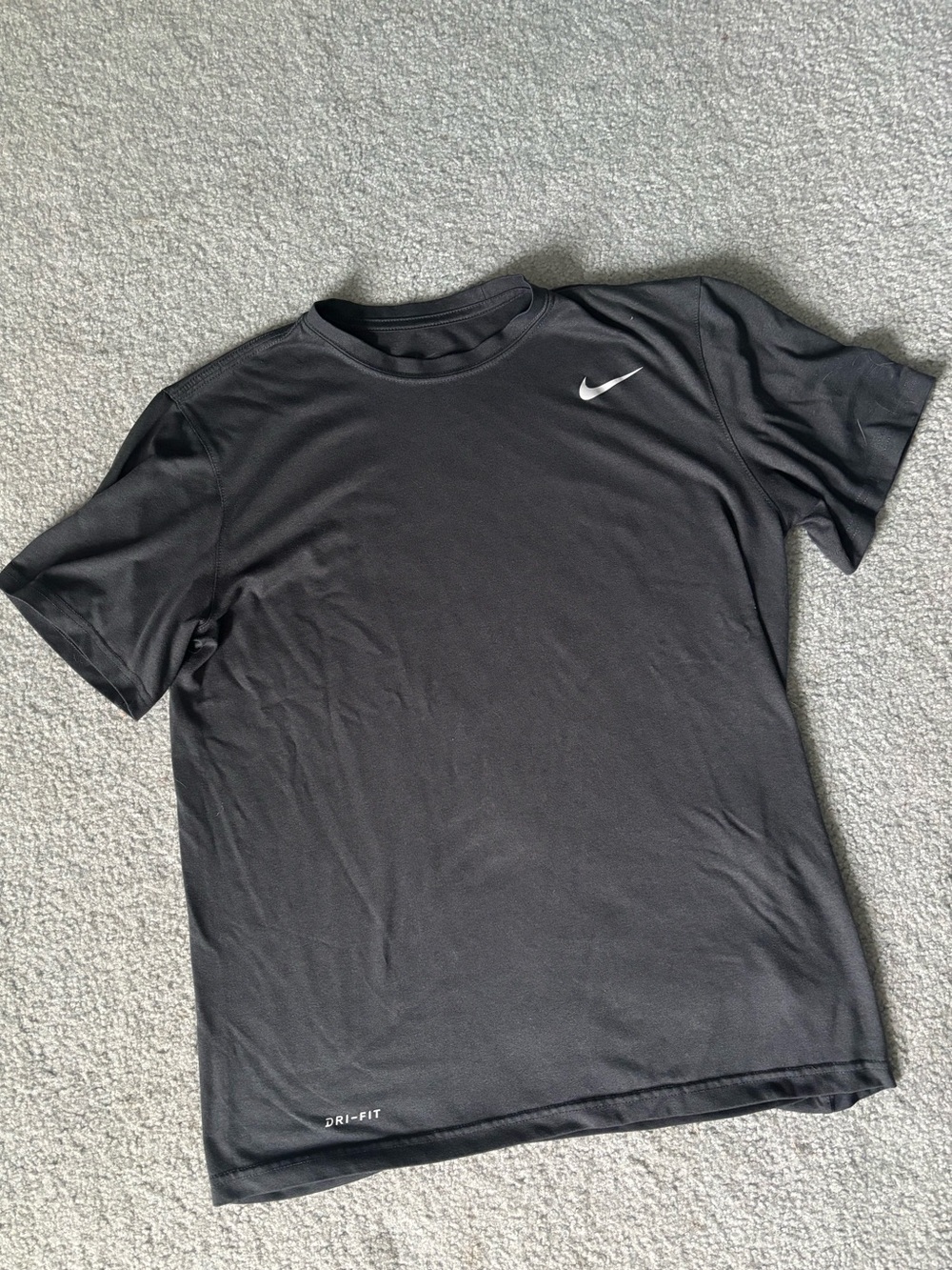 Nike Charcoal Gray Short Sleeve Dri-FIT Athletic Tee